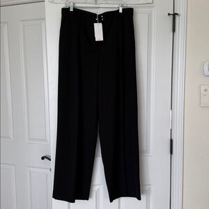 MANGO Matilda Black Lyocell Tailored Pants NWT Size US 10, EUR 42